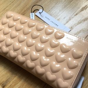 Marc Jacobs embossed patent leather wallet
